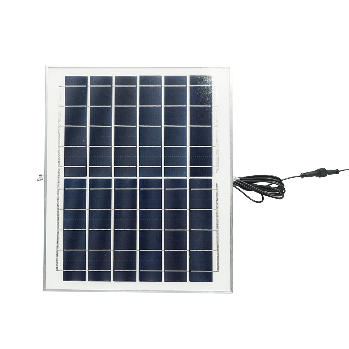 Proiettore led 100W con pannello solare 15W, batteria 1800mAh e telecomando IP67 - immagine 3