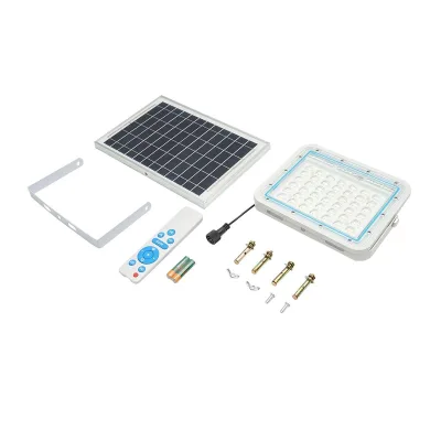 Proiettore led 100W con pannello solare 8W, batteria 5000mAh e telecomando IP66 - immagine 2