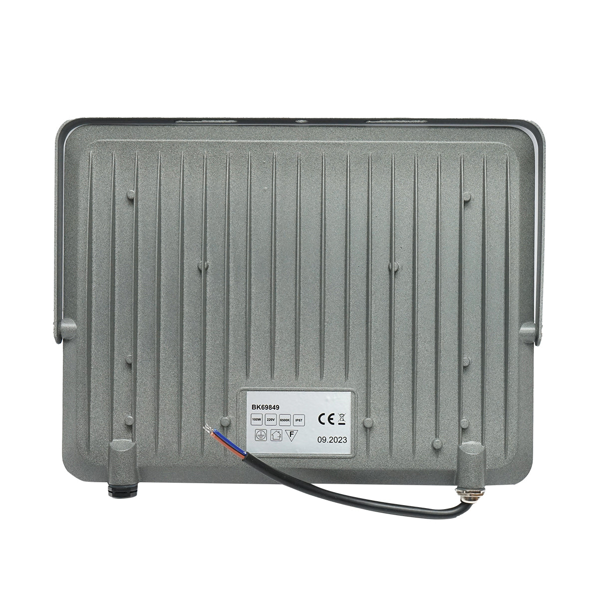 Proiettore LED 100W, 220V, 6500K, IP66, 270x208x25mm - immagine 4