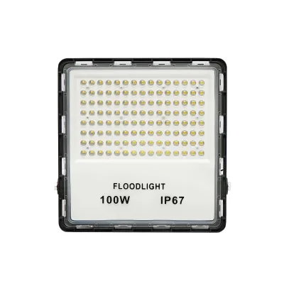 Proiettore LED 100W, 220V, 6500K, IP67, 270x260x35mm - immagine 2