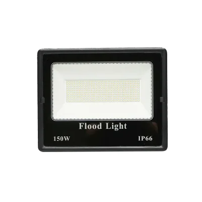 Proiettore LED 150W, 220V, 6500K, IP66 nero 360x285x67mm - immagine 2