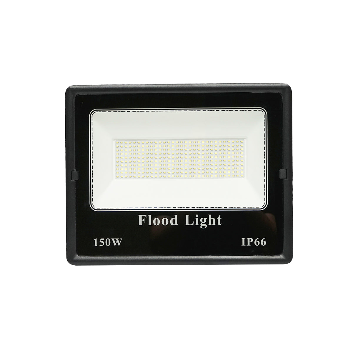 Proiettore LED 150W, 220V, 6500K, IP66 nero 360x285x67mm - immagine 2
