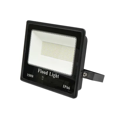 Proiettore LED 150W, 220V, 6500K, IP66 nero 360x285x67mm