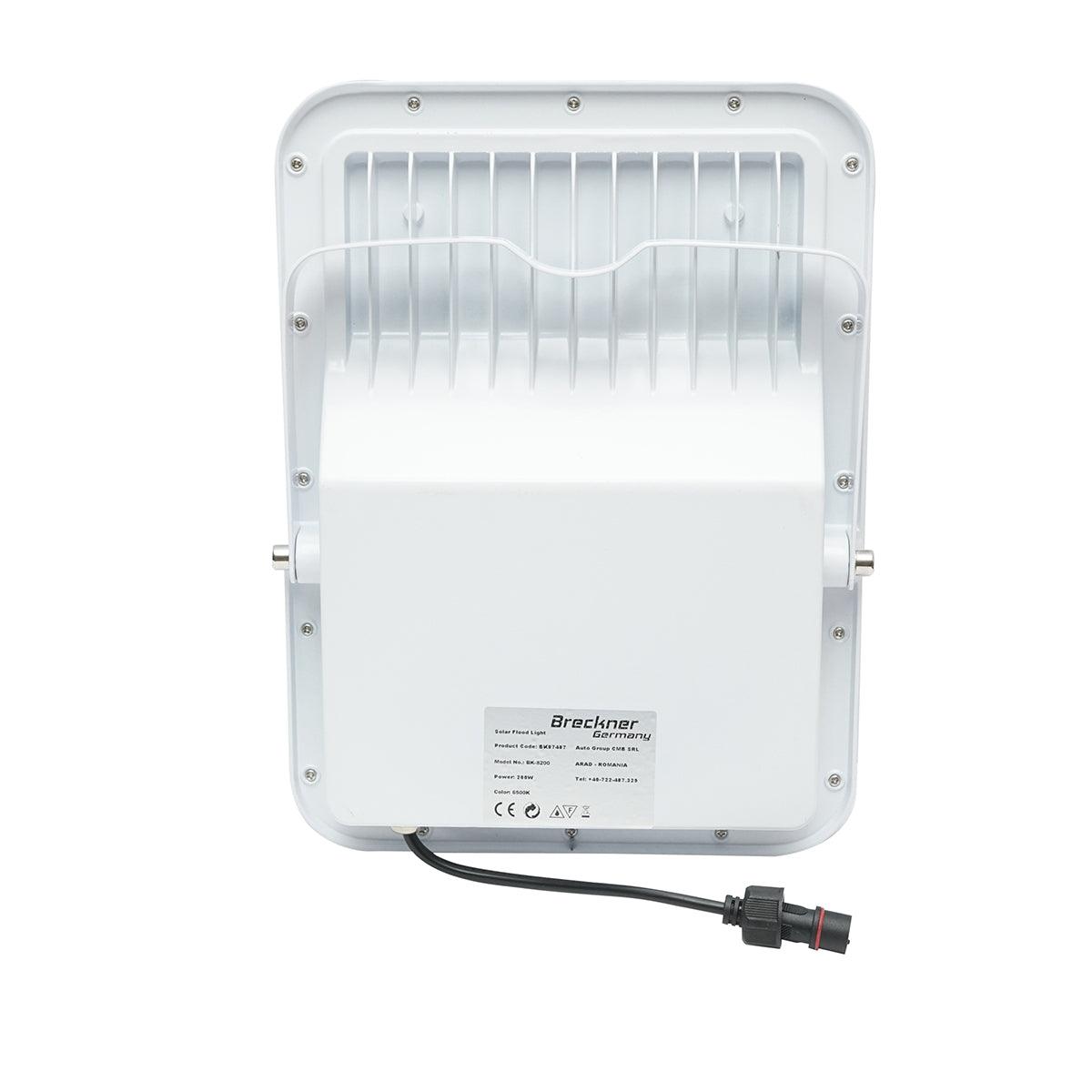 Proiettore LED 20W con pannello solare 35W, telecomando, batteria 3,2V/30Ah - immagine 6