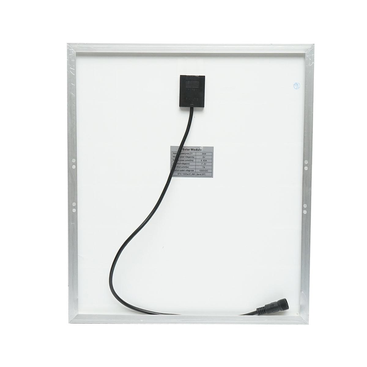 Proiettore LED 20W con pannello solare 35W, telecomando, batteria 3,2V/30Ah - immagine 4