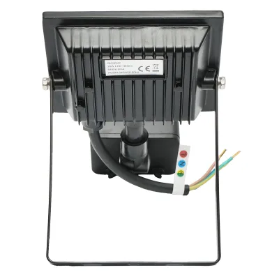 Proiettore led 20W, 1800lm, 6400K, IP44 alimentazione 220V-240V con sensore di movimento - immagine 3