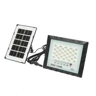 Proiettore led 25W con pannello solare 3W, batteria 4000mAh e telecomando IP67