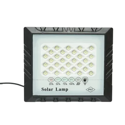 Proiettore led 25W con pannello solare 3W, batteria 4000mAh e telecomando IP67 - immagine 3
