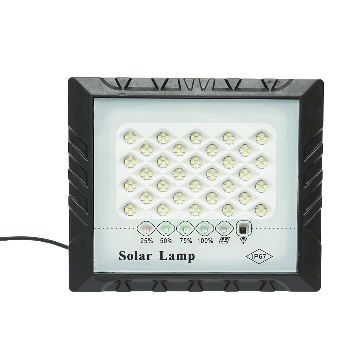 Proiettore led 25W con pannello solare 3W, batteria 4000mAh e telecomando IP67 - immagine 3