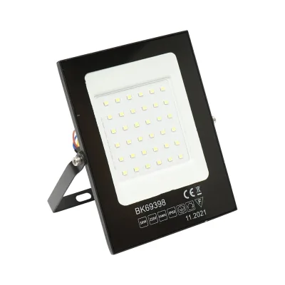 Proiettore LED 30W, 220V, 6500K, IP65 nero 141x111x13mm - immagine 5