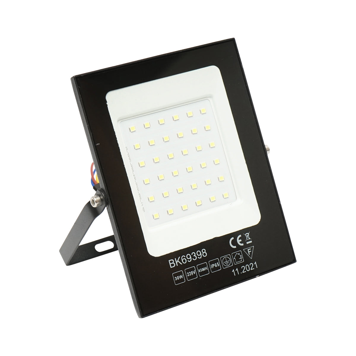 Proiettore LED 30W, 220V, 6500K, IP65 nero 141x111x13mm - immagine 5