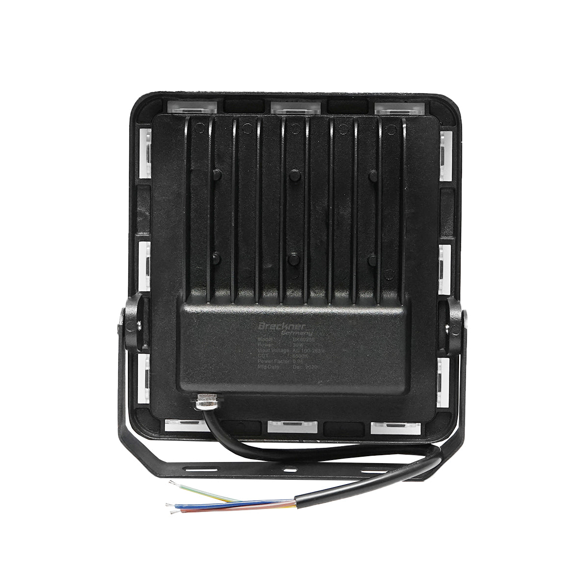 Proiettore LED 30W, 220V, 6500K, IP67, 180x170x32mm - immagine 6