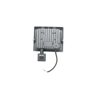 Proiettore LED 30W, 6500K, IP65, con sensore di movimento, 2400lm, 120°, 20.000H, Nero - immagine 3