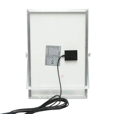 Proiettore led 60W con pannello solare 10W, batteria 6000mAh e telecomando IP66 - immagine 5