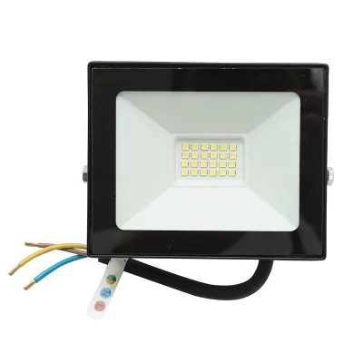 Proiettore LED da 20 W, 6400 K, 1800 lm, alimentazione 220-240 V, 110 x 90 x 26 mm, grado di protezione IP65. Breckner Germany