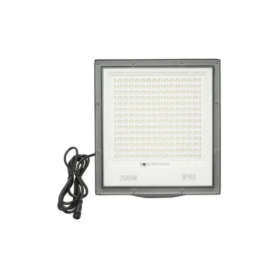 Proiettore led da 200w con pannello solare da 20W, batteria e telecomando - immagine 4