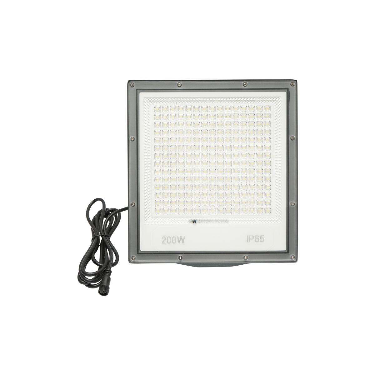 Proiettore led da 200w con pannello solare da 20W, batteria e telecomando - immagine 4