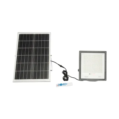 Proiettore led da 300w con pannello solare da 30W, batteria e telecomando - immagine 3