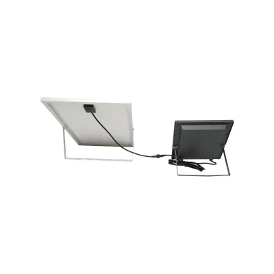 Proiettore led da 300w con pannello solare da 30W, batteria e telecomando - immagine 2