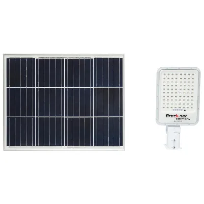 Proiettore LED da 30W con pannello solare e batteria da 3,2V/40Ah e supporto snodato - immagine 2