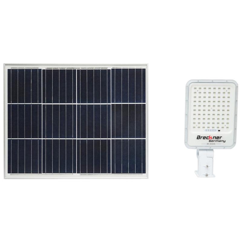 Proiettore LED da 30W con pannello solare e batteria da 3,2V/40Ah e supporto snodato - immagine 2