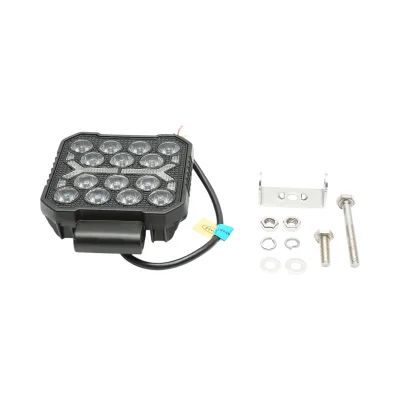 Proiettore LED quadrato con DRL 9-36V, 16W bianco-giallo, corpo in alluminio 108x108x33mm IP68 Breckner Germany - immagine 2