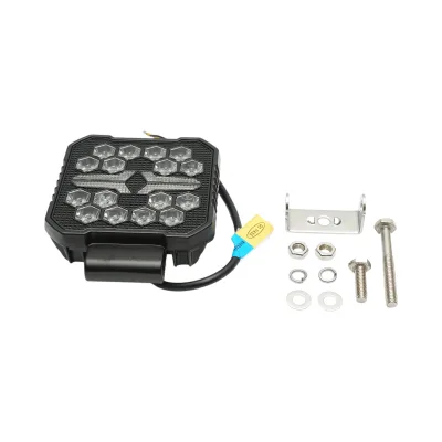 Proiettore LED quadrato con DRL 9-36V, 22W bianco-giallo, corpo in alluminio 107x107x33mm IP68 Breckner Germany - immagine 2