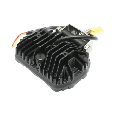 Proiettore LED rettangolare con DRL 9-36V, 28W bianco-giallo, corpo in alluminio 112x75x45mm IP68 Breckner Germany - immagine 5
