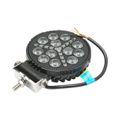 Proiettore LED rotondo con DRL 9-36V, 19W bianco-giallo, corpo in alluminio 108x108x38mm IP68 Breckner Germany - immagine 4
