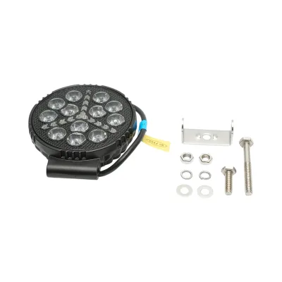 Proiettore LED rotondo con DRL 9-36V, 19W bianco-giallo, corpo in alluminio 108x108x38mm IP68 Breckner Germany - immagine 2