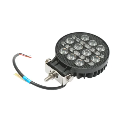 Proiettore LED rotondo con DRL 9-80V, 36W bianco-giallo, corpo in alluminio 108x108x40mm IP67 Breckner Germany - immagine 4