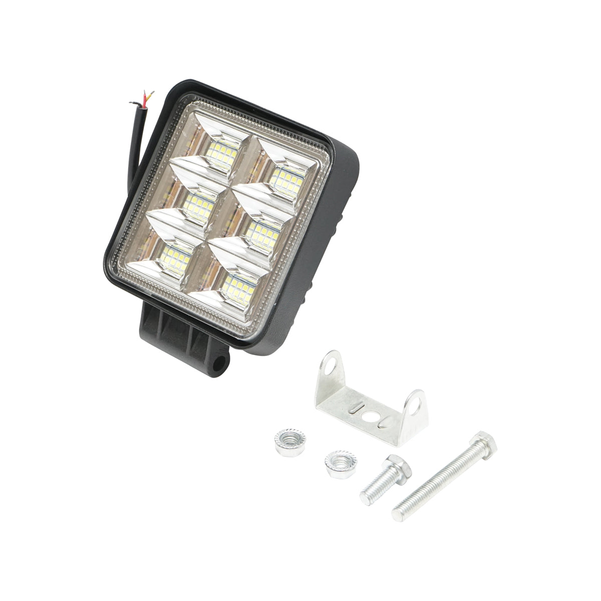 Proiettore quadrato LED con 6 zone SMD, 64W, 12V/24V, 10-30V, Breckner Germany - immagine 2