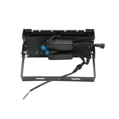 Proiettori LED 100W, 220V, 6500K, IP67 nero 410x380x155mm - immagine 4