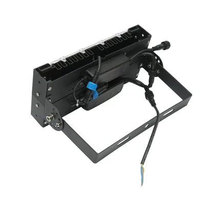 Proiettori LED 100W, 220V, 6500K, IP67 nero 410x380x155mm - immagine 3