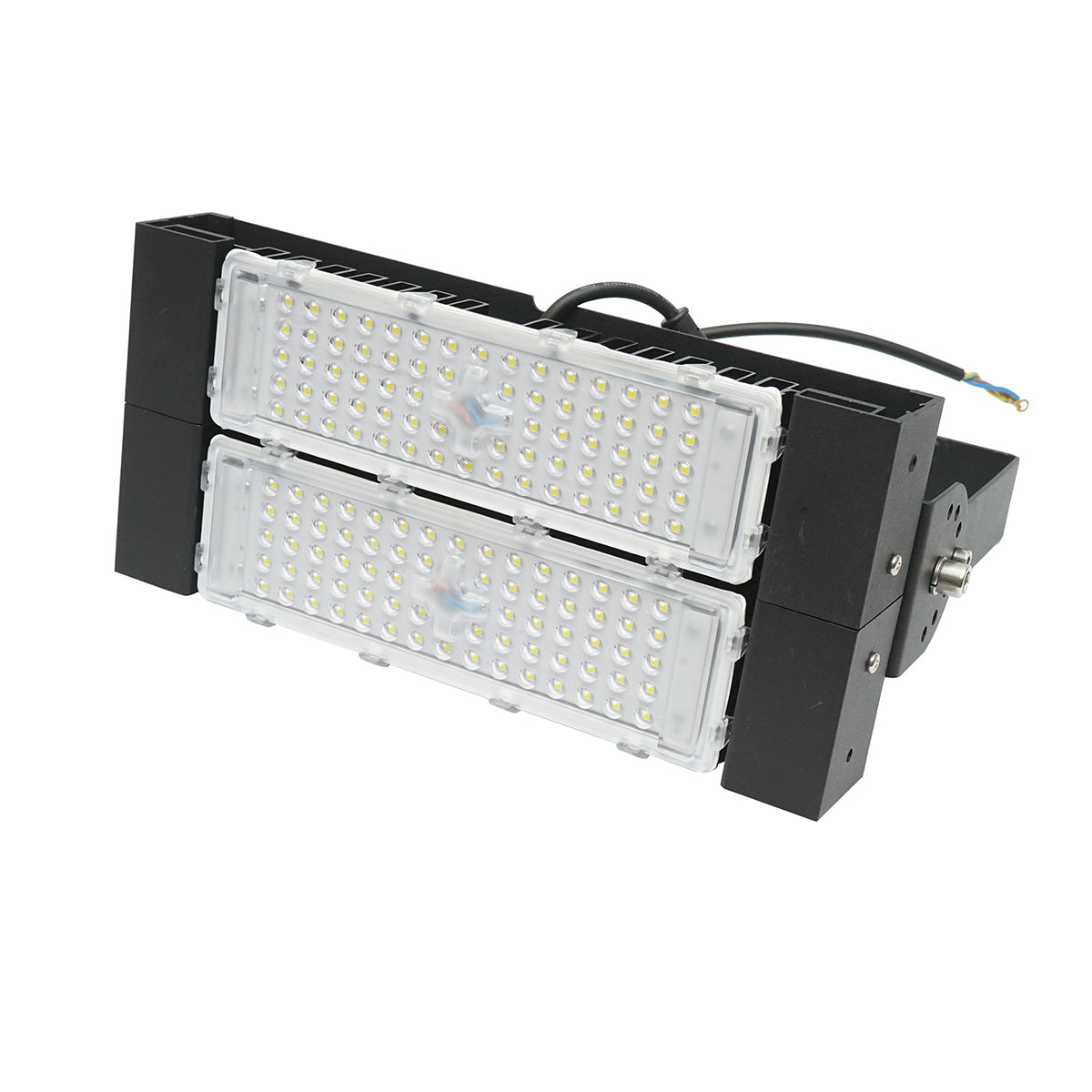 Proiettori LED 100W, 220V, 6500K, IP67 nero 410x380x155mm - immagine 2