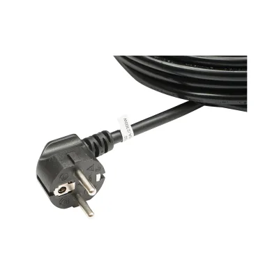 Prolunga da giardino 50m con presa Schuko e spina 3x1,5mm nera 16A, 220V-250V Breckner Germany - immagine 3