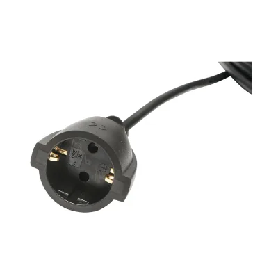 Prolunga da giardino 50m con presa Schuko e spina 3x1,5mm nera 16A, 220V-250V Breckner Germany - immagine 2