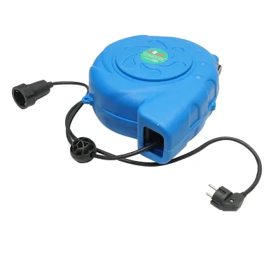 Prolunga elettrica avvolgibile automatica 10m con presa Schuko 16A/250V - immagine 3