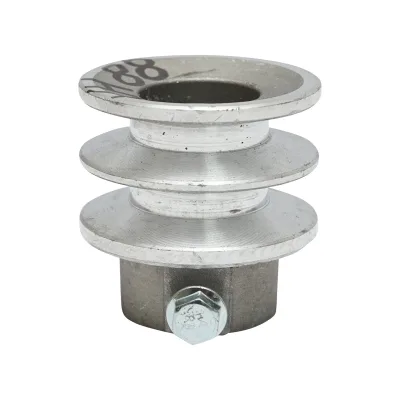 Puleggia a 2 gole per albero chiave da 19 mm, motore da 7 CV - immagine 2