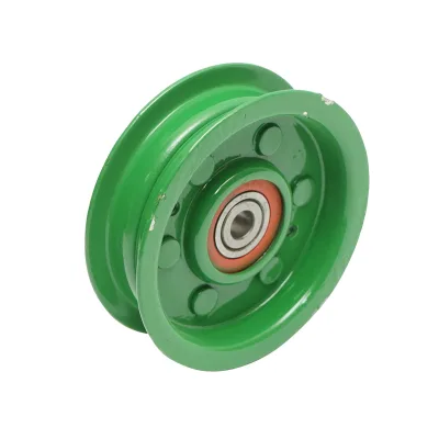Puleggia tendicinghia per mietitrebbia John Deere, codice OEM AH140497.