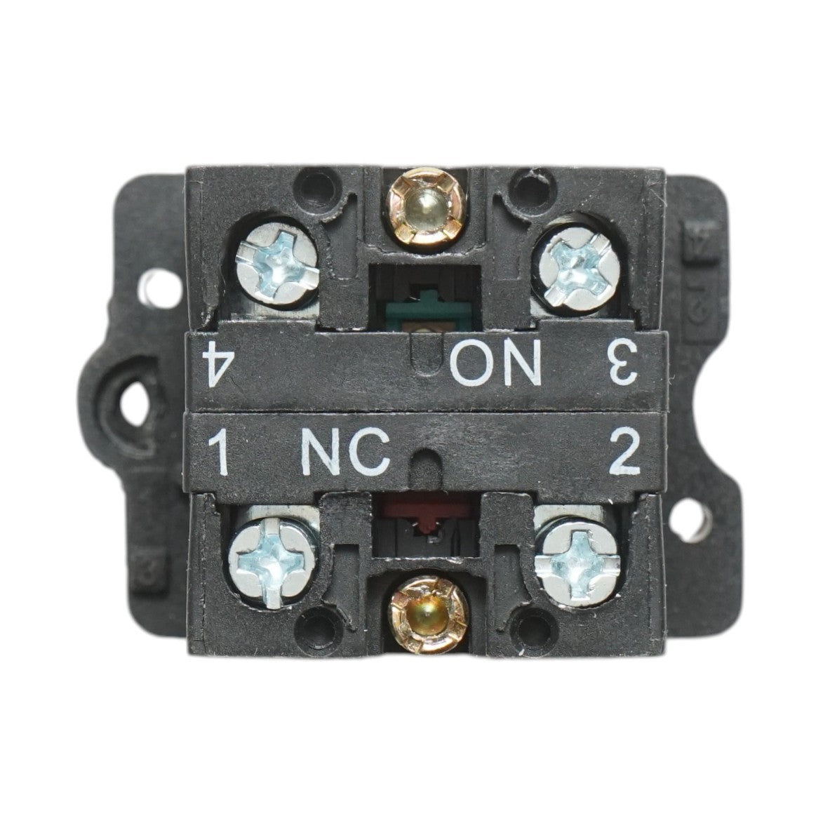 Pulsante bianco con ritorno 1NO+1NC, 400V/10A, LAY5 Breckner Germany - immagine 5