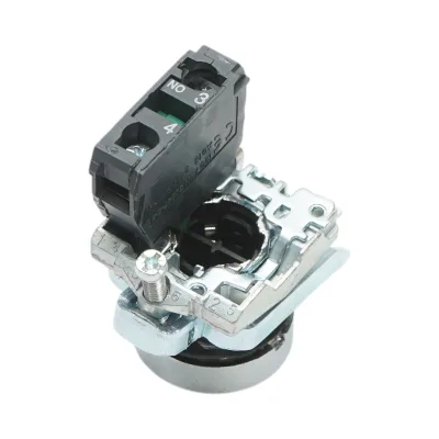 Pulsante bianco con ritorno e marcatura a freccia 1NO, 10A, TB4 Breckner Germany - immagine 3