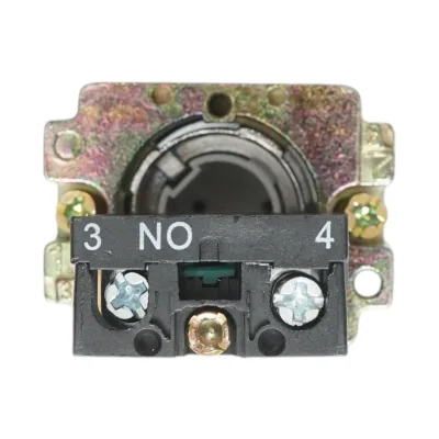 Pulsante bianco con ritorno e marcatura a freccia 1NO, 400V/10A, LAY5 Breckner Germany - immagine 5