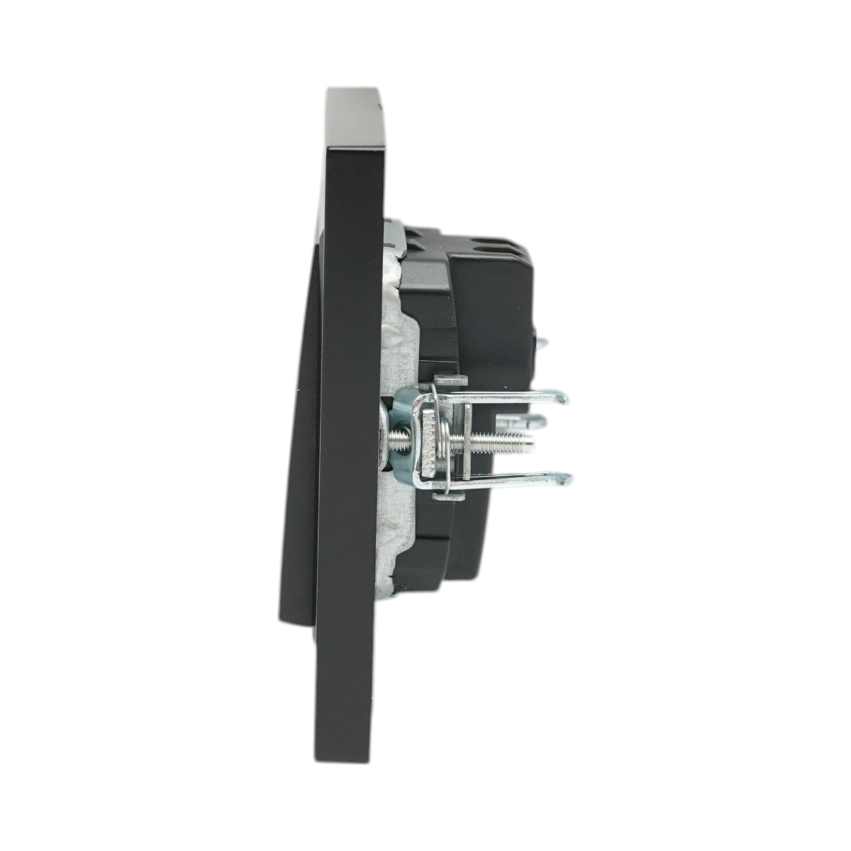 Pulsante campanello da incasso nero 220V, 10AX, ABS 80x80mm - immagine 5