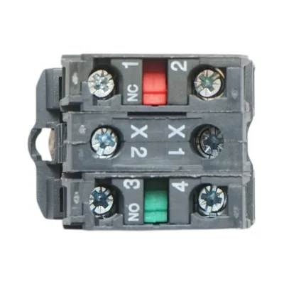 Pulsante con ritorno e segnalazione LED blu 1NO+1NC, 24V/10A TB5 Breckner Germany - immagine 5