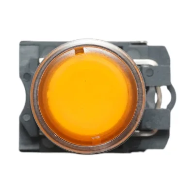Pulsante con ritorno e segnalazione LED giallo 1NO+1NC, 220V/10A, TB5 Breckner Germany - immagine 3