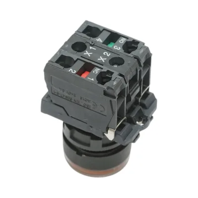 Pulsante con ritorno e segnalazione LED giallo 1NO+1NC, 24V/10A TB5 Breckner Germany - immagine 4
