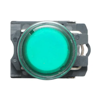 Pulsante con ritorno e segnalazione LED verde 1NO+1NC, 220V/10A, TB5 Breckner Germany - immagine 3