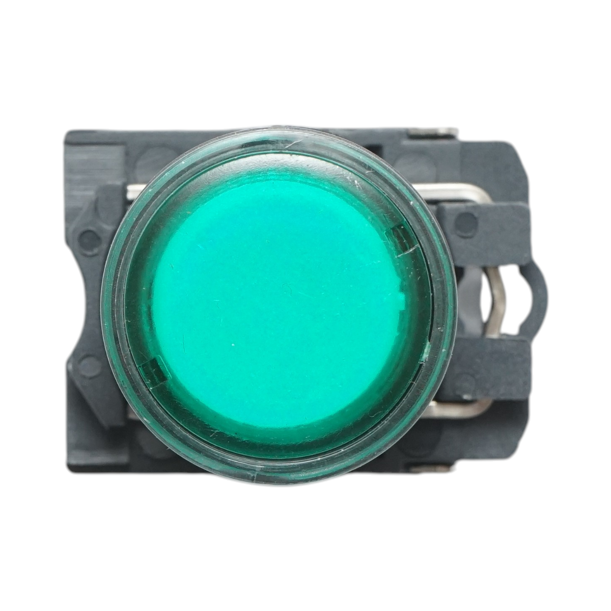 Pulsante con ritorno e segnalazione LED verde 1NO+1NC, 24V/10A, TB5 Breckner Germany - immagine 3
