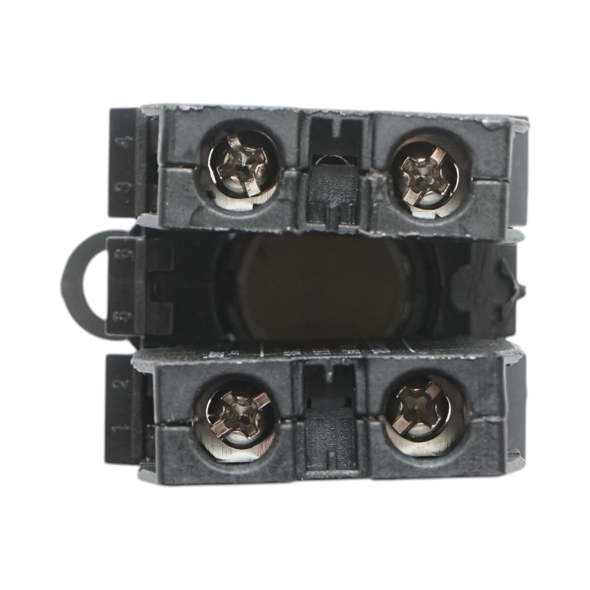 Pulsante convesso con ritorno 1NO+1NC bianco, 10A/600V AC, 1A/250V DC LA42 Breckner Germany - immagine 5
